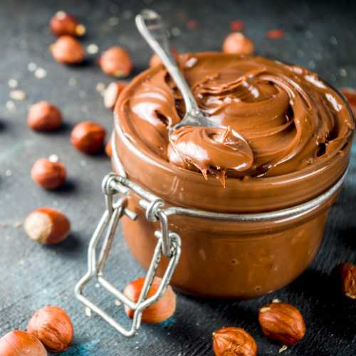 Pâte à tartiner chocolat noisette, Noisette, Pâte à tartiner, Tunisie, Petit-déjeuner, Goûter, Bio,