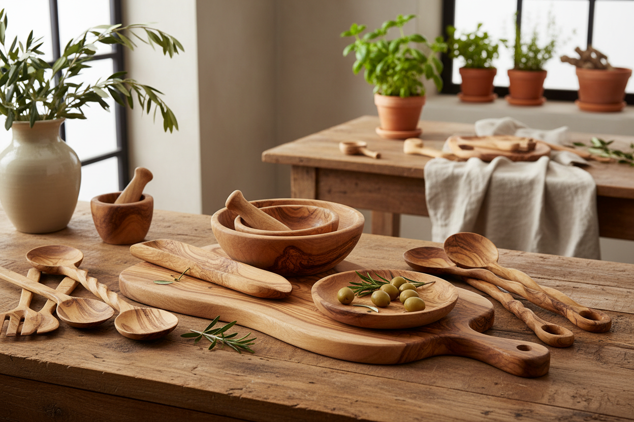 Artisanat en Bois d’Olivier