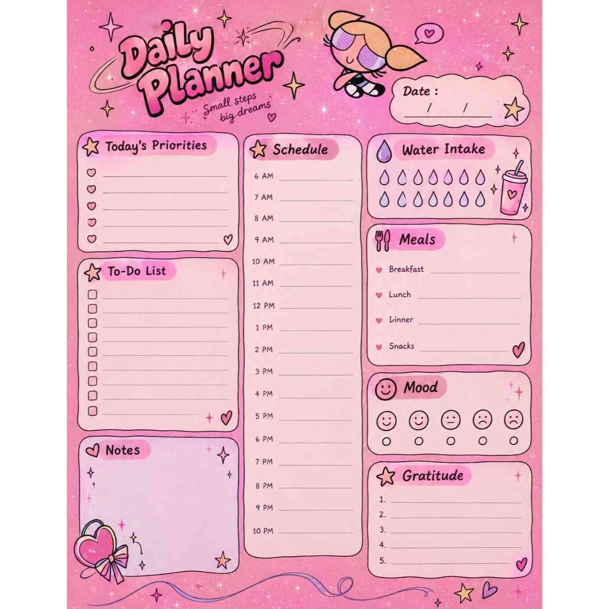 agenda pastel pour une organisation élégante et inspirante