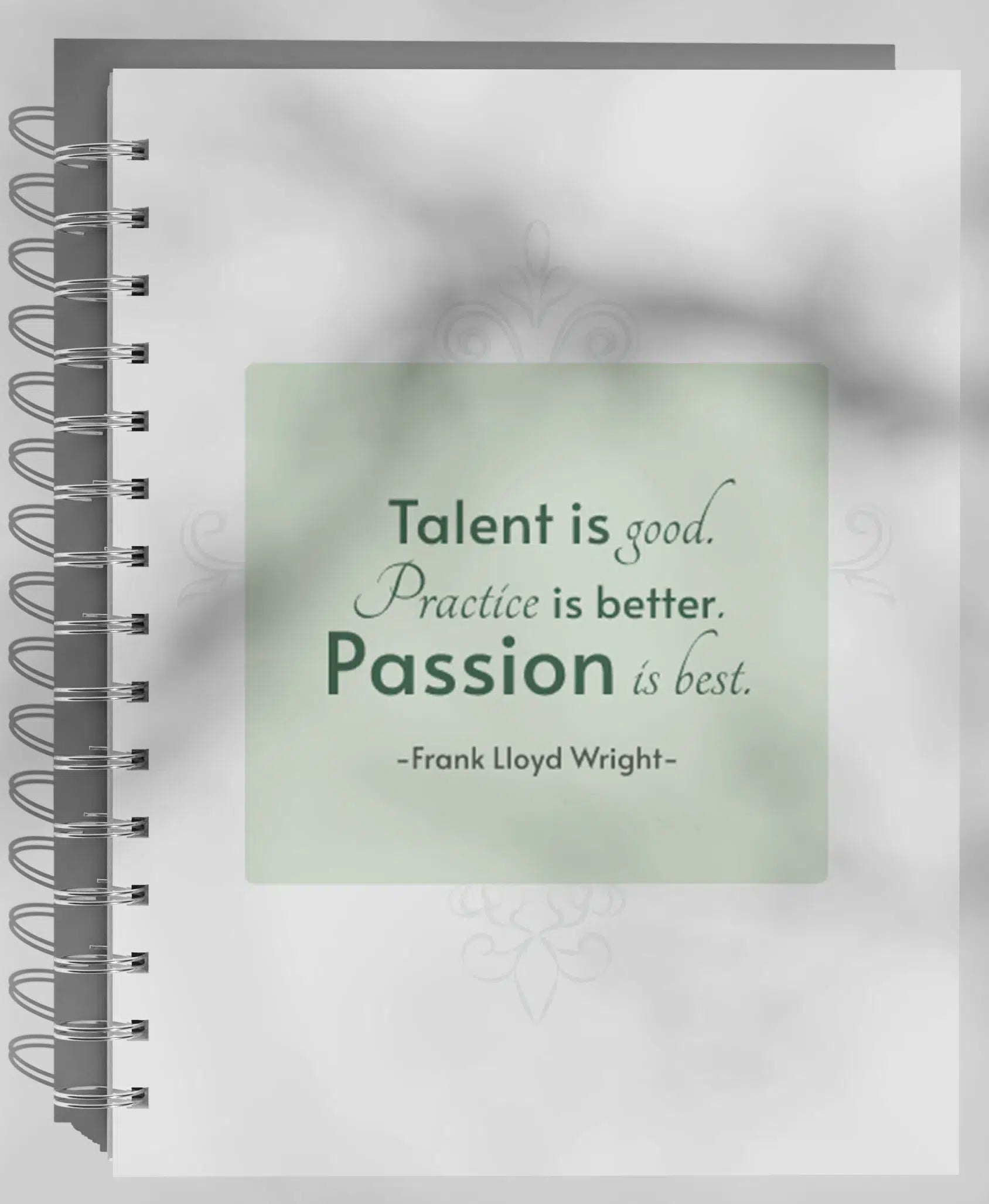 Carnet Parfaitement Imparfait - Design Mint à Pois Blancs