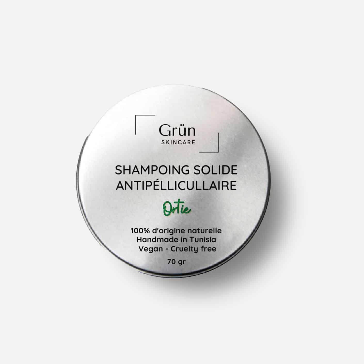 Shampoing solide Antipelliculaire - Poudre d'ortie - 70 gr