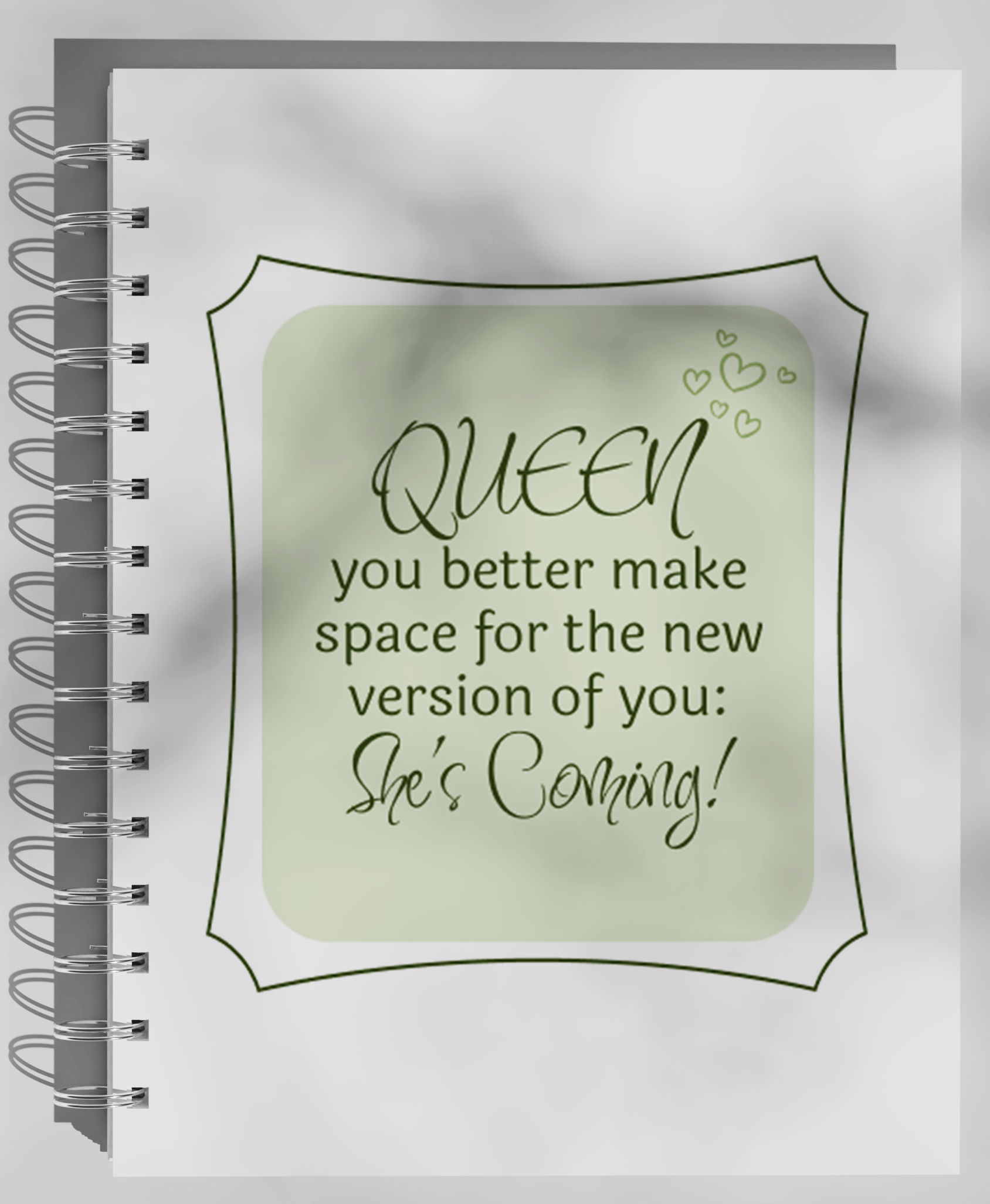 Agenda Élegant A5 Couverture Rigide - Inspiration et Épanouissement