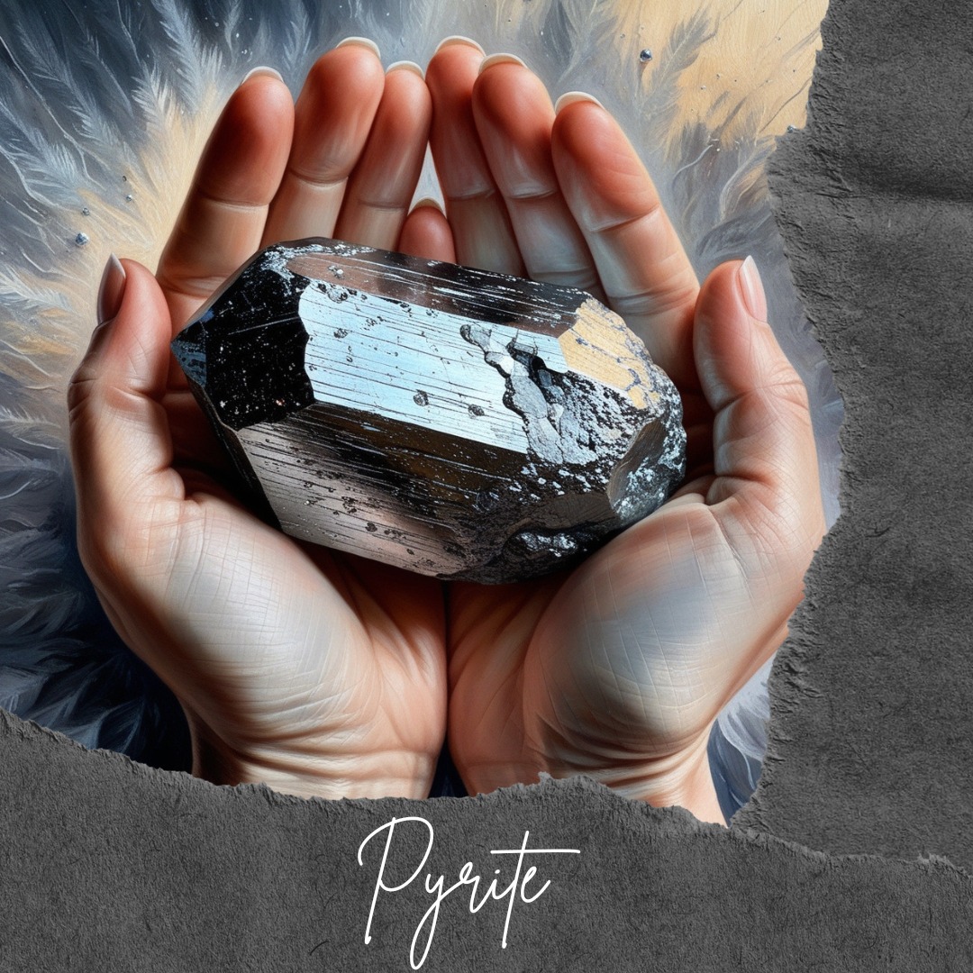 Collier argent 925 avec pendentif Pyrite brute - Confiance et Abondance