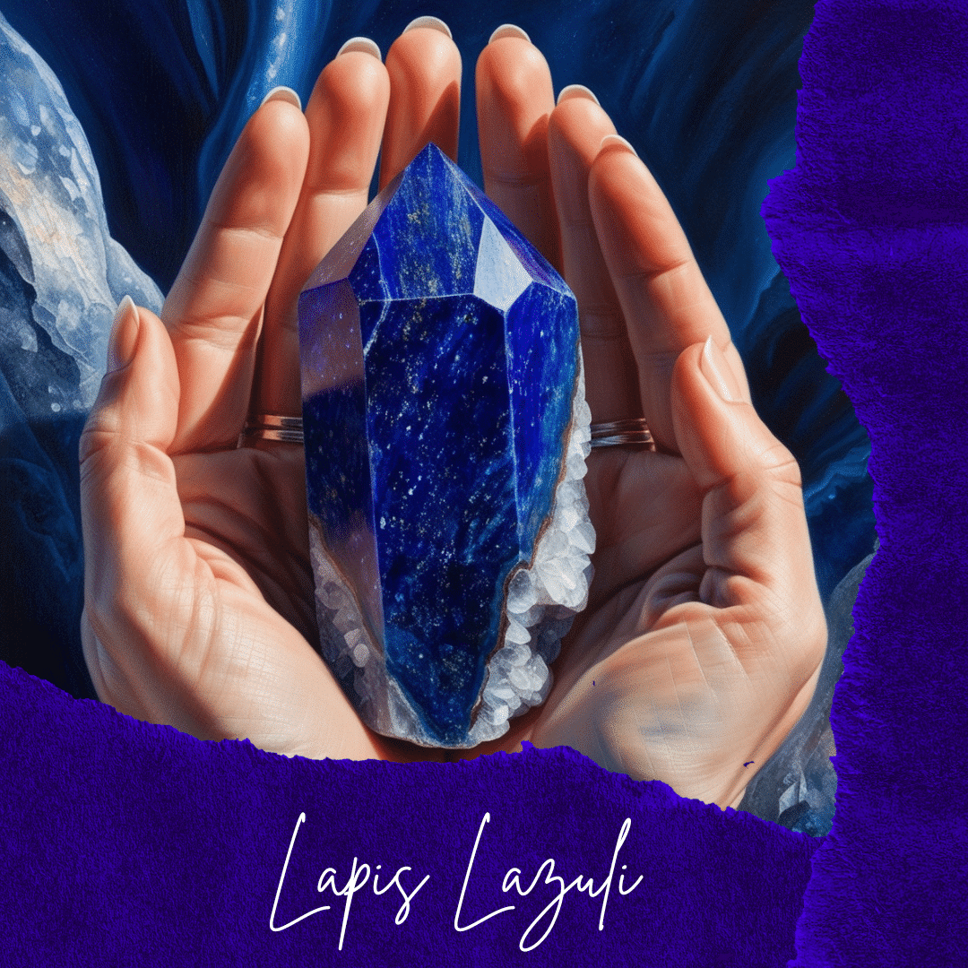 Raw Lapis Lazuli Necklace with Stainless Steel Clasp (40 cm)