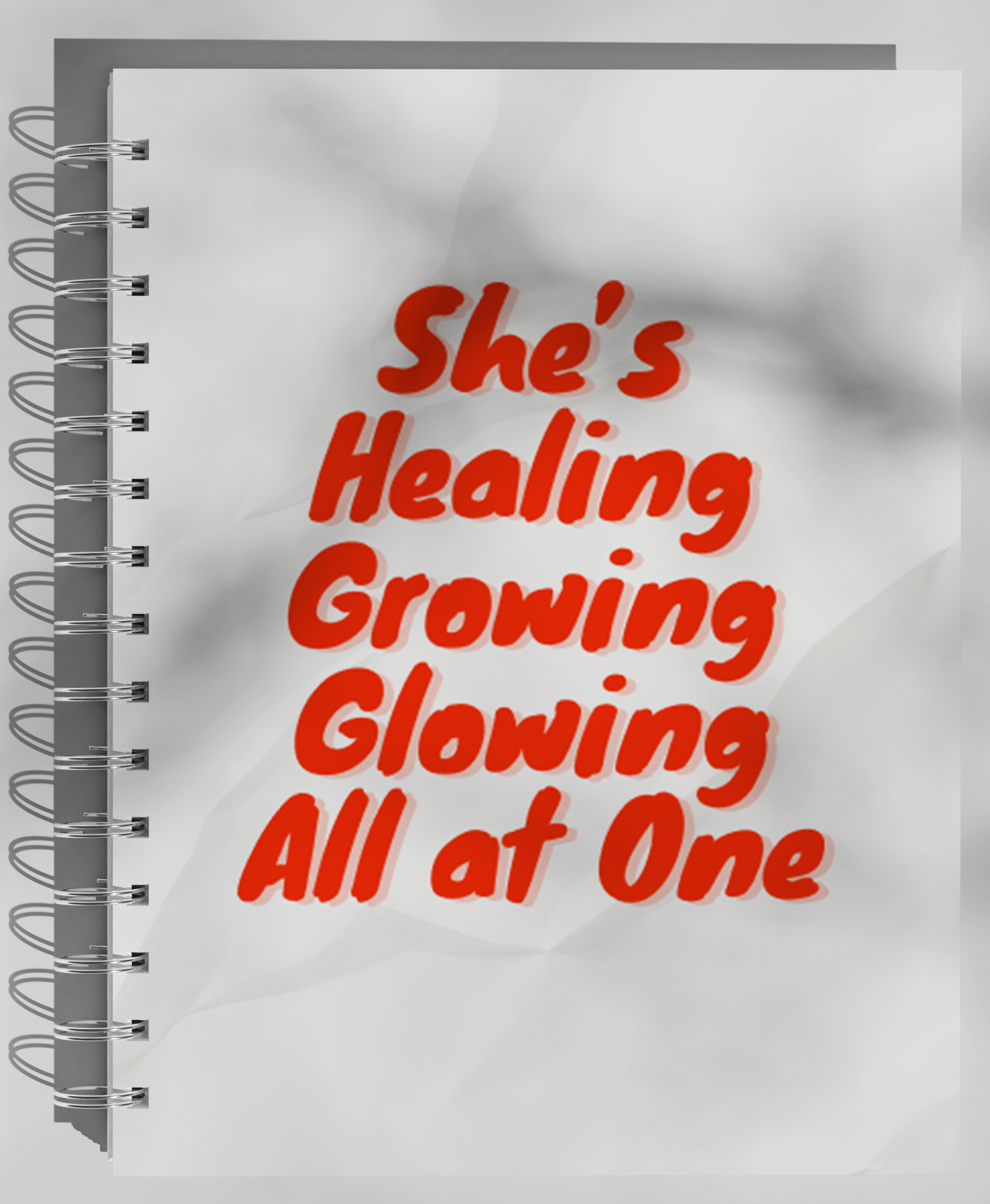 Carnet Spirale 'I'm So Fancy' - Élégance Lavande et Rouge