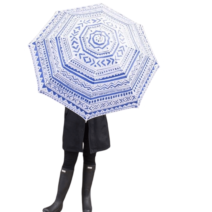 Custom hand painted artistic umbrella