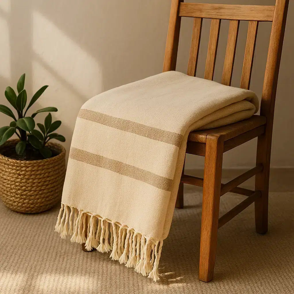 fouta artisanale Portofino élégance naturelle et confort absolu