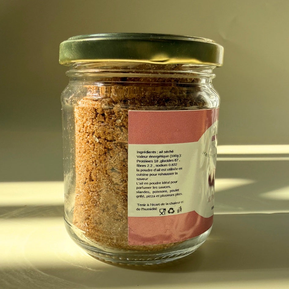 Ail en Poudre Naturel 100g – Saveur Artisanale Premium Incontournable