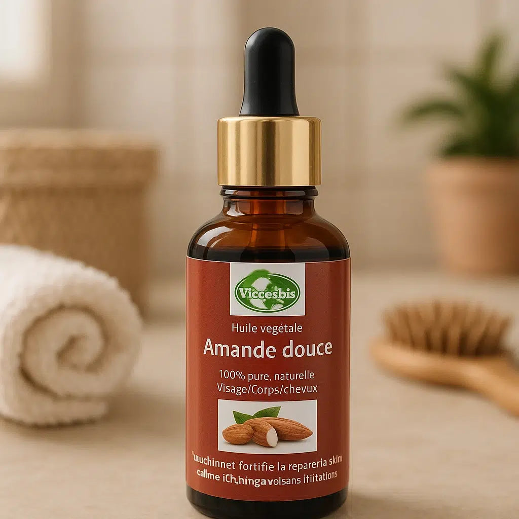 Huile d'amande douce pour une peau douce et des cheveux sains
