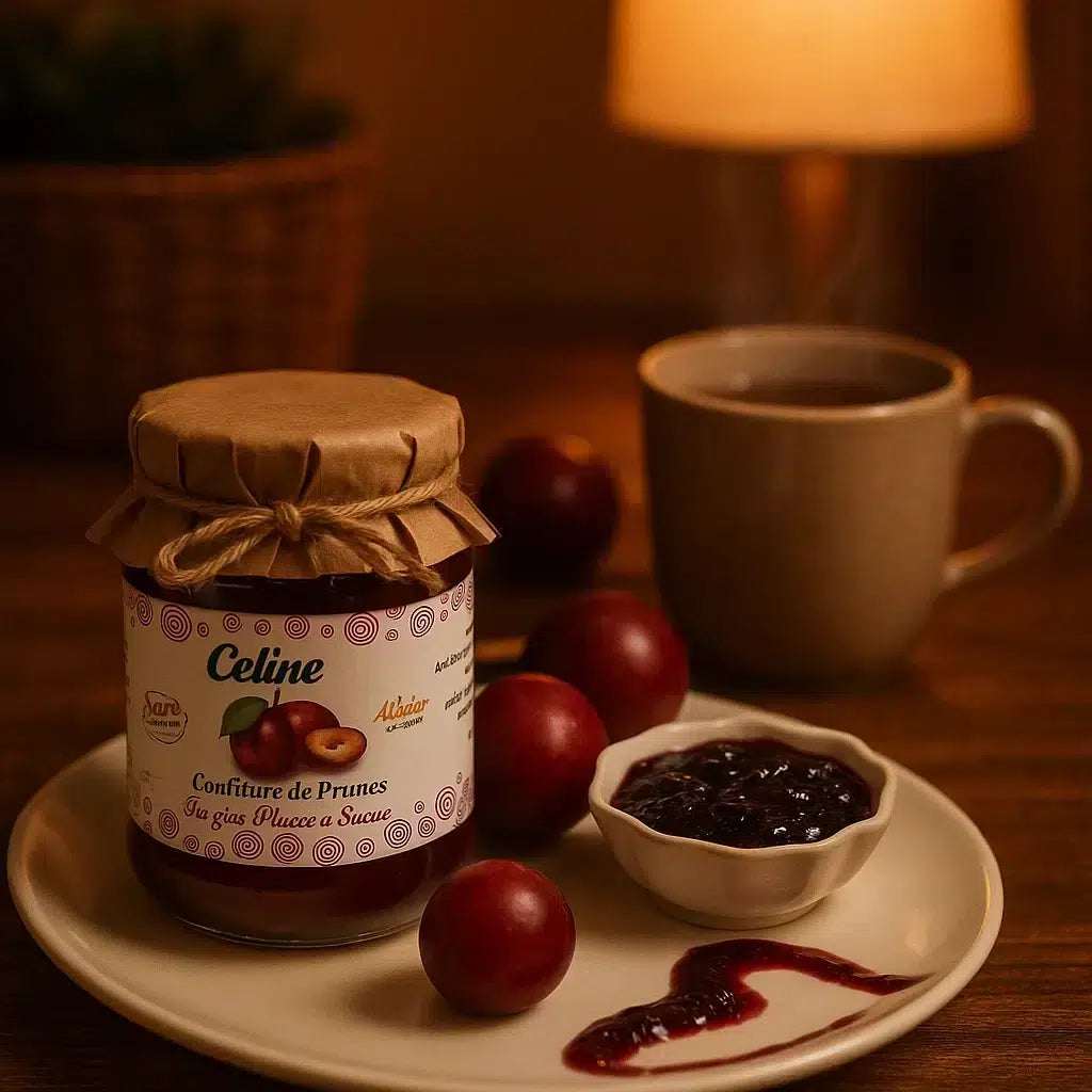 confiture prunes rouges goût authentique et allégée en sucre