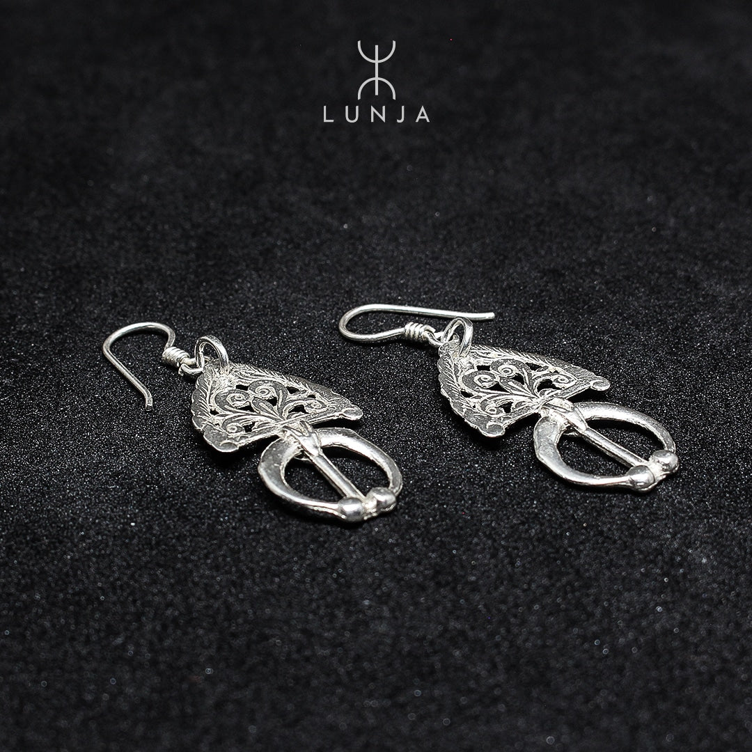 Boucles d'Oreilles Berbères Fibule
