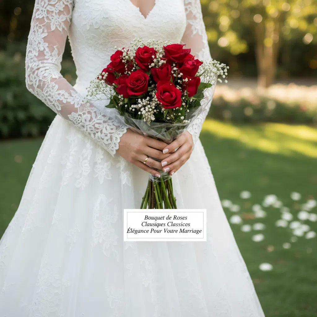 Bouquet de roses rouges classiques
