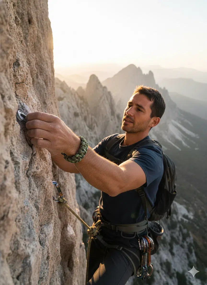 Bracelet paracorde robuste pour aventuriers au style unique
