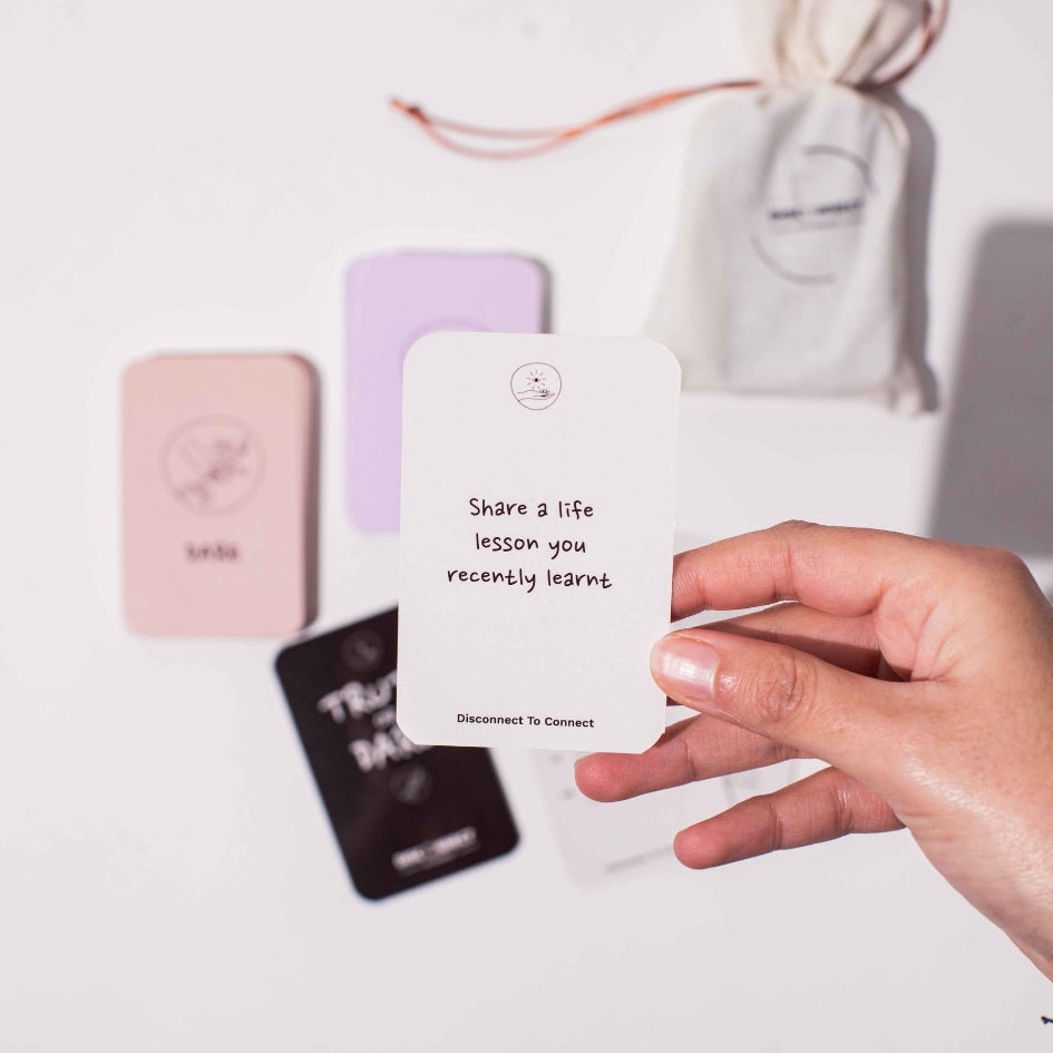 50 cartes jeu actions et vérités "Mindfulness" version anglaise