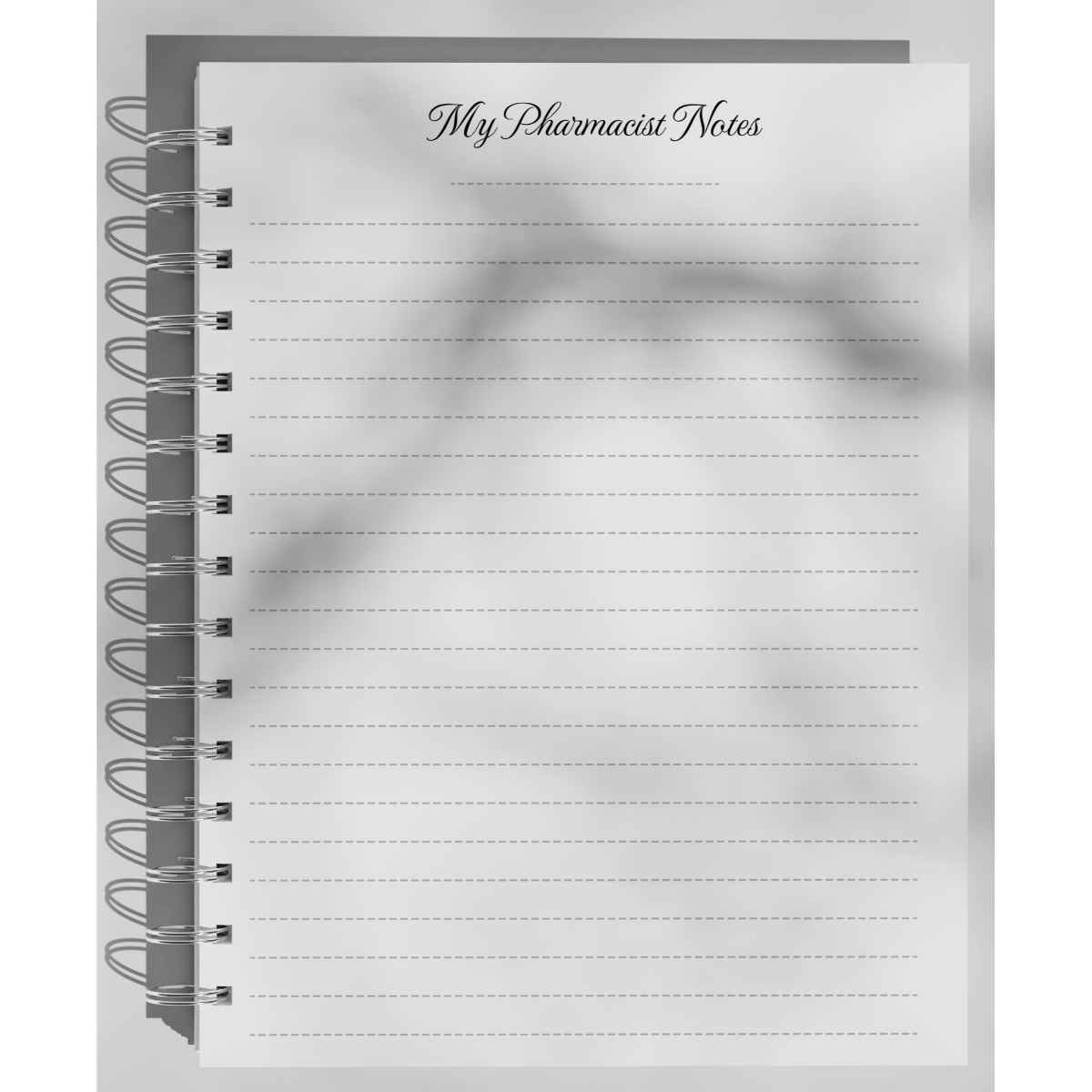 The Pharmacist Notebook notre allié pour vos idées et notes