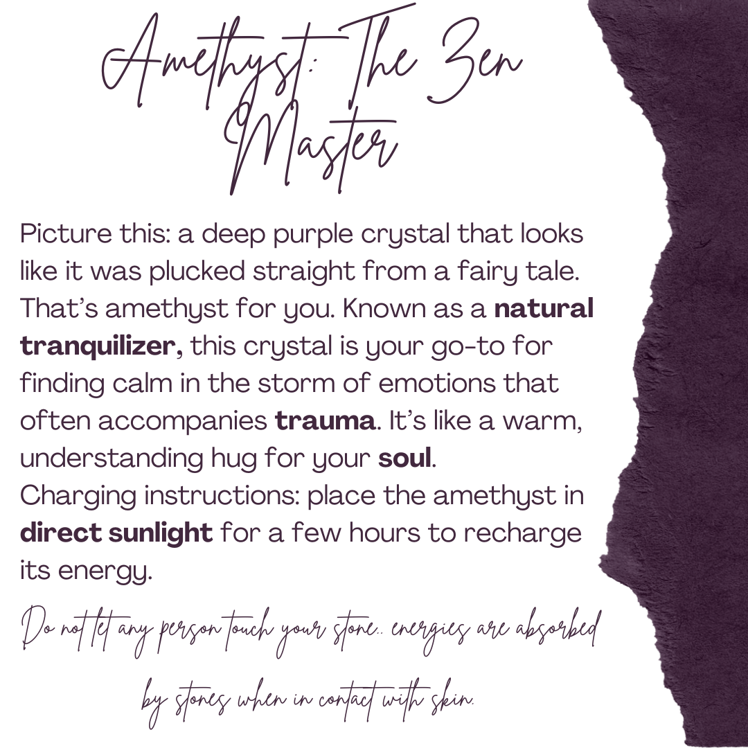 Bracelet Améthyste Brute Cordon Noir - Élégance Spirituelle