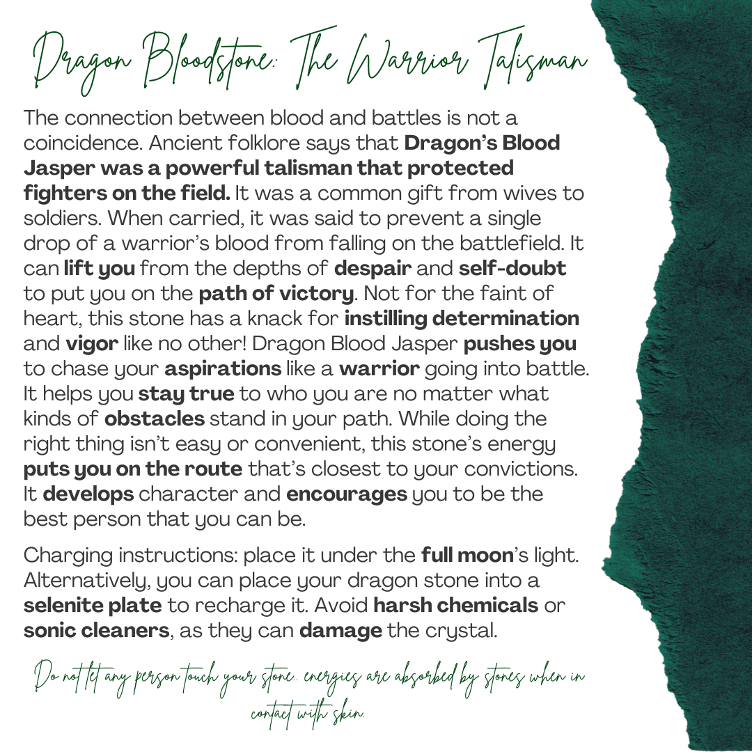 Lot de deux bracelets en Jaspe Sang de Dragon – Ajustables (17 à 19 cm)