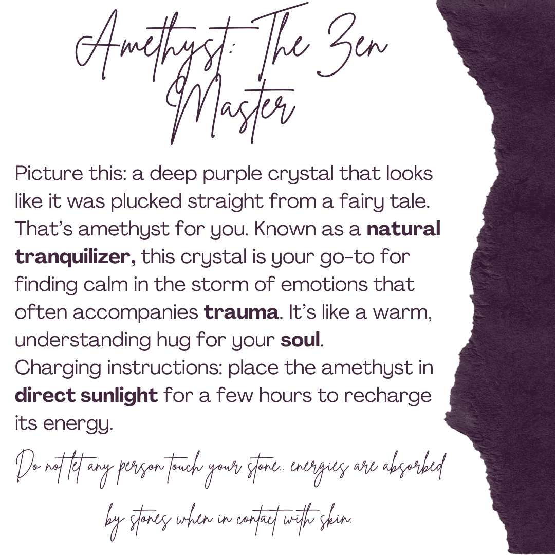 Raw Amethyst Necklace with Stainless Steel Clasp (40 cm)