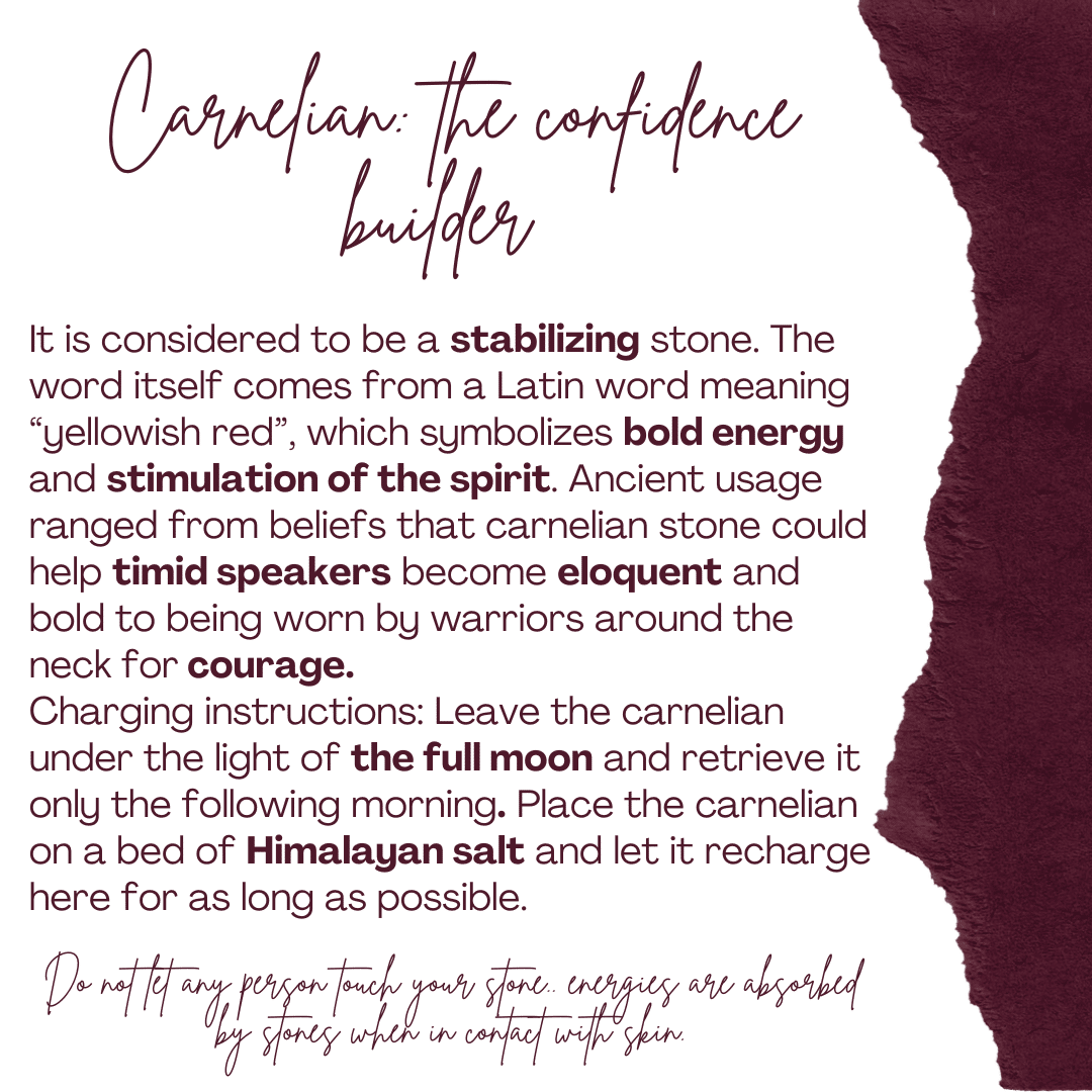 Bracelet en acier inoxydable ajustable avec une cornaline au centre