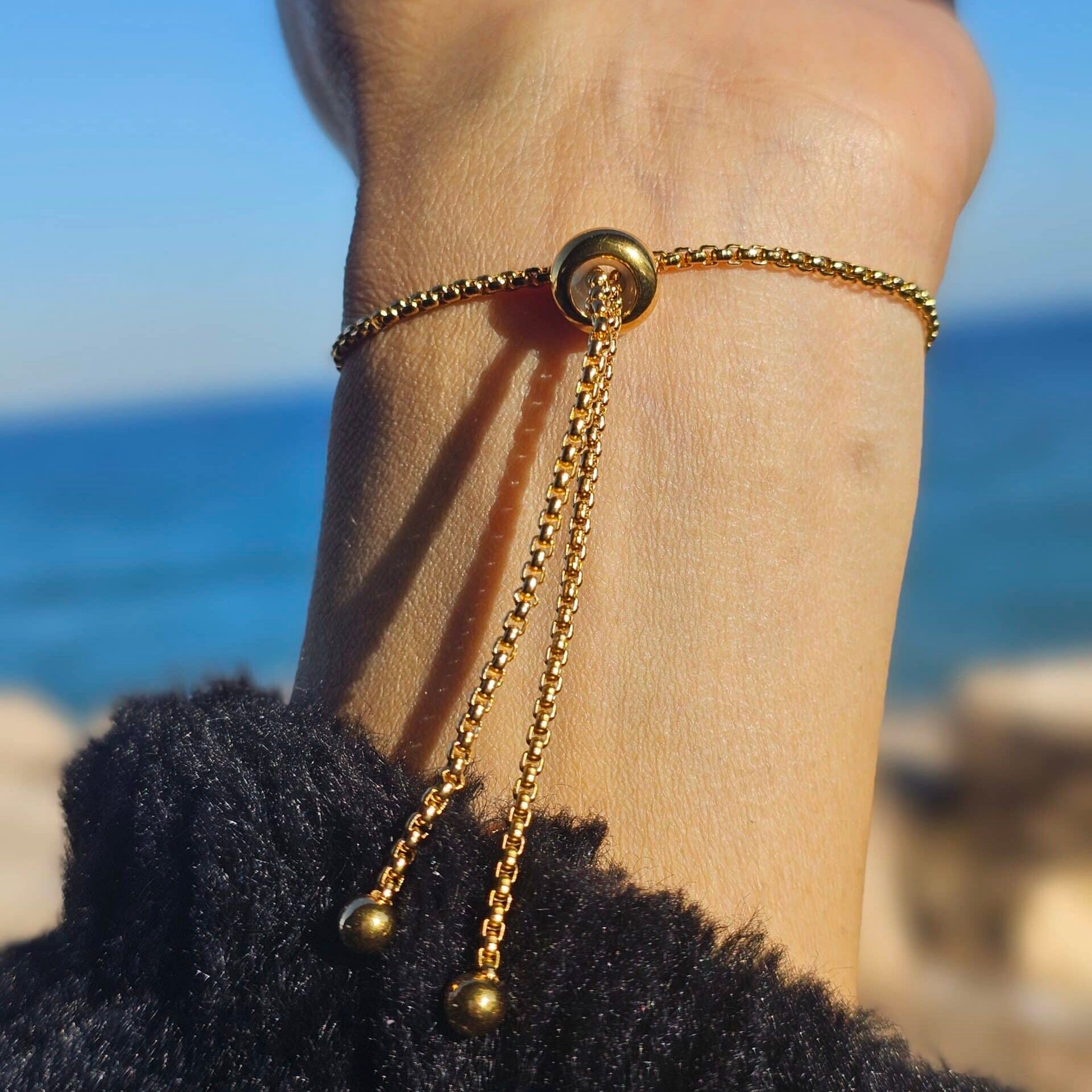 Bracelet 7 chakras en acier inoxydable ajustable – Bijou énergétique et harmonisant