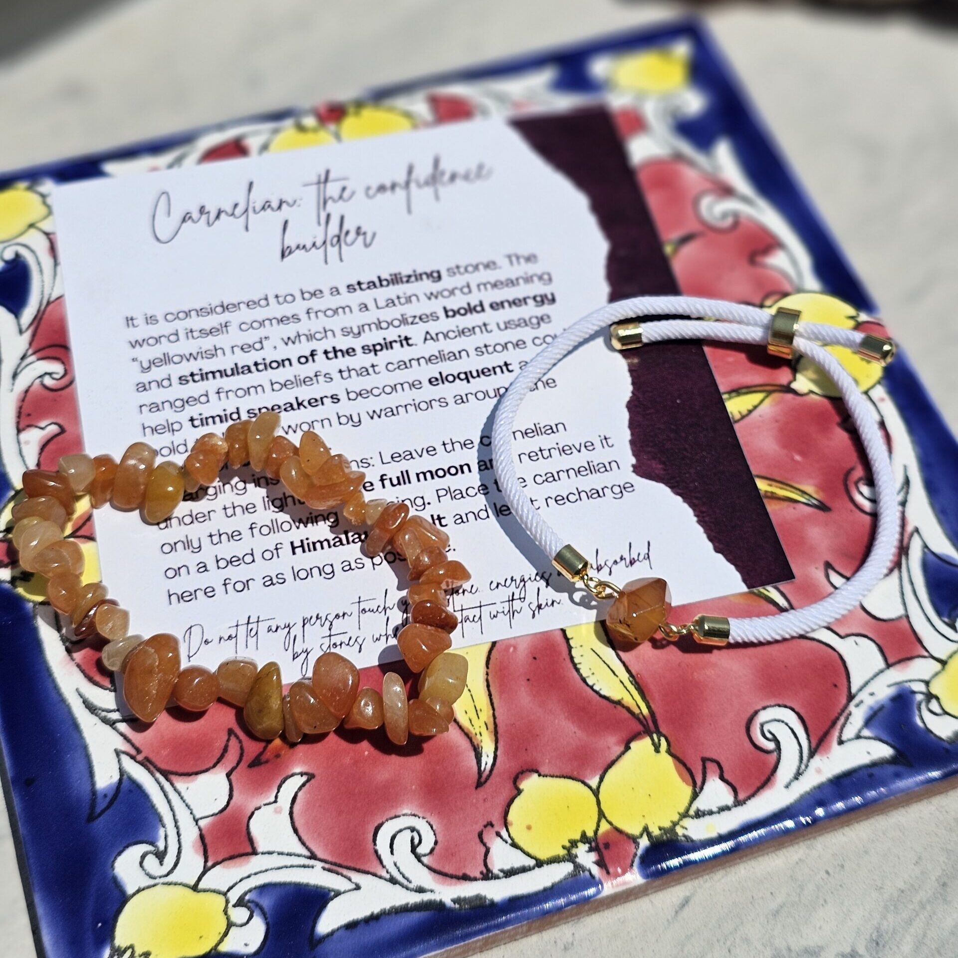 Lot de Bracelets Cornaline Énergie et Élégance Boho Chic