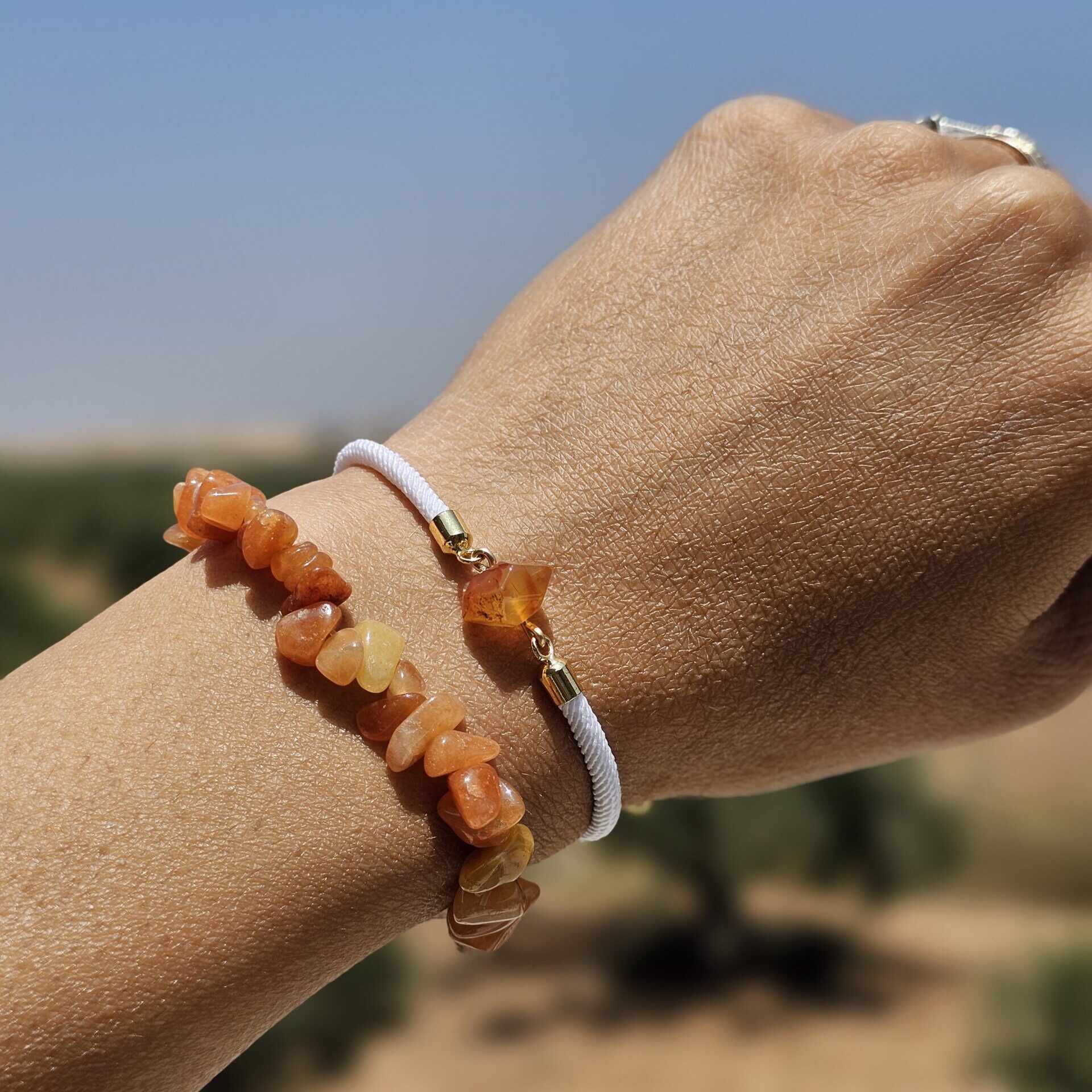 Lot de Bracelets Cornaline Énergie et Élégance Boho Chic