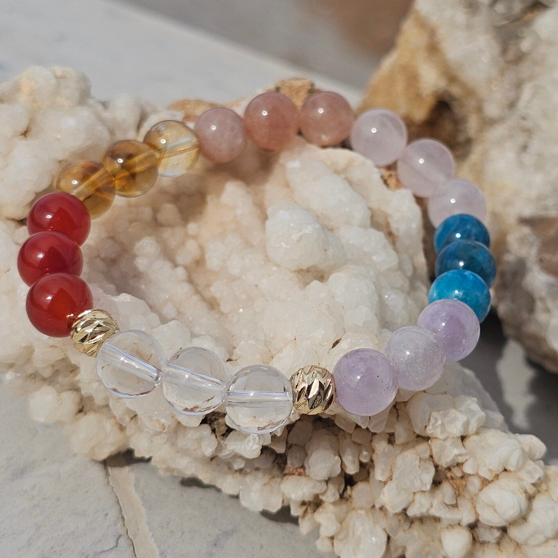 Bracelet 7 Chakras en Pierres Naturelles - Équilibre et Harmonie