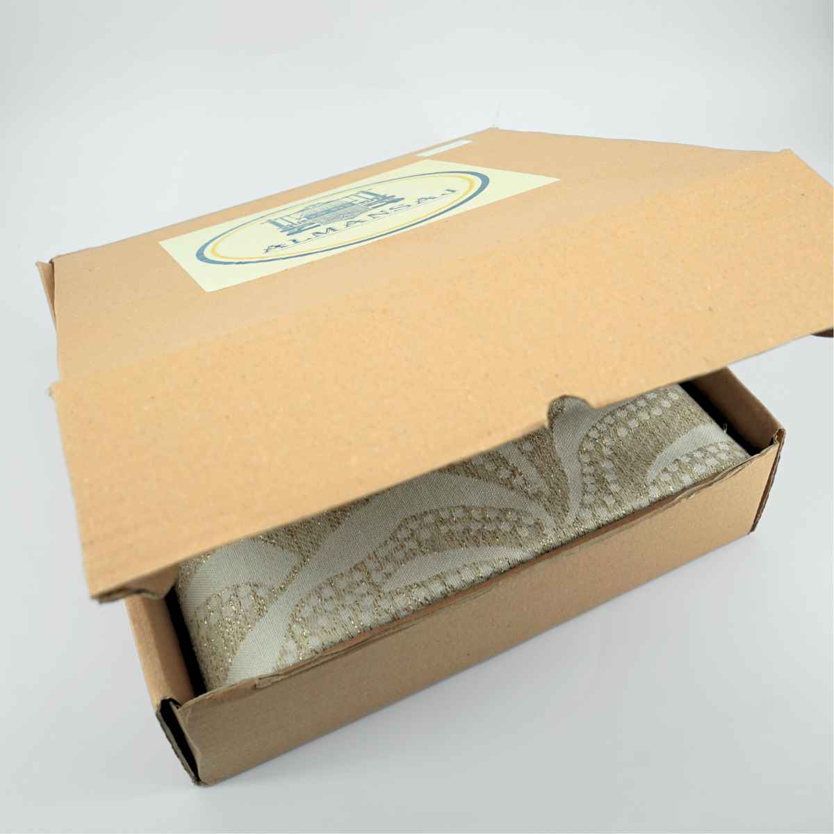 Jeté en coton recyclé Lurex