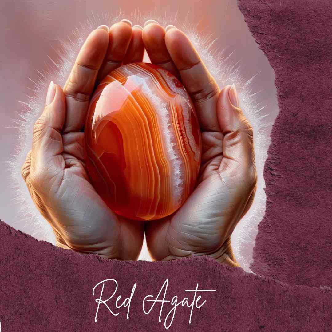 bracelet agate rouge élastique baroque pour une élégance unique