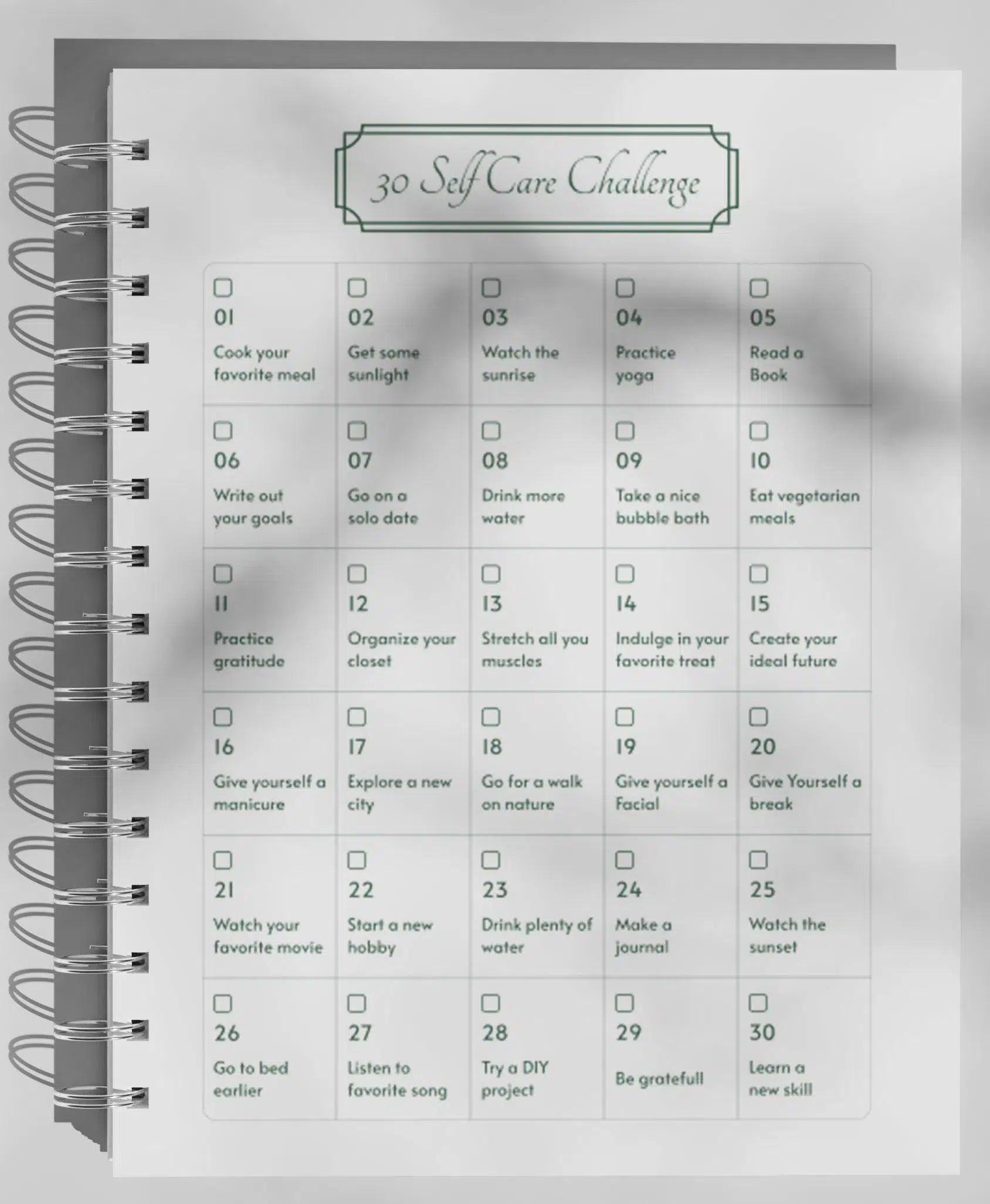 Carnet Parfaitement Imparfait - Design Mint à Pois Blancs