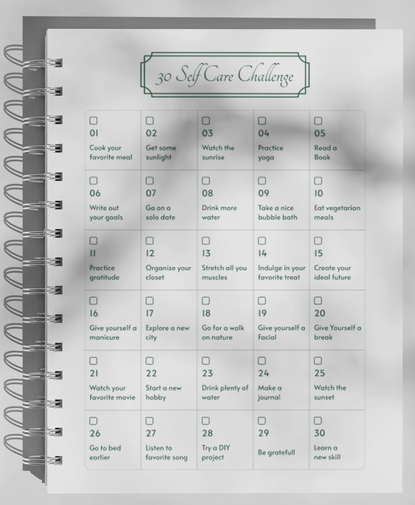 Carnet Parfaitement Imparfait - Design Mint à Pois Blancs