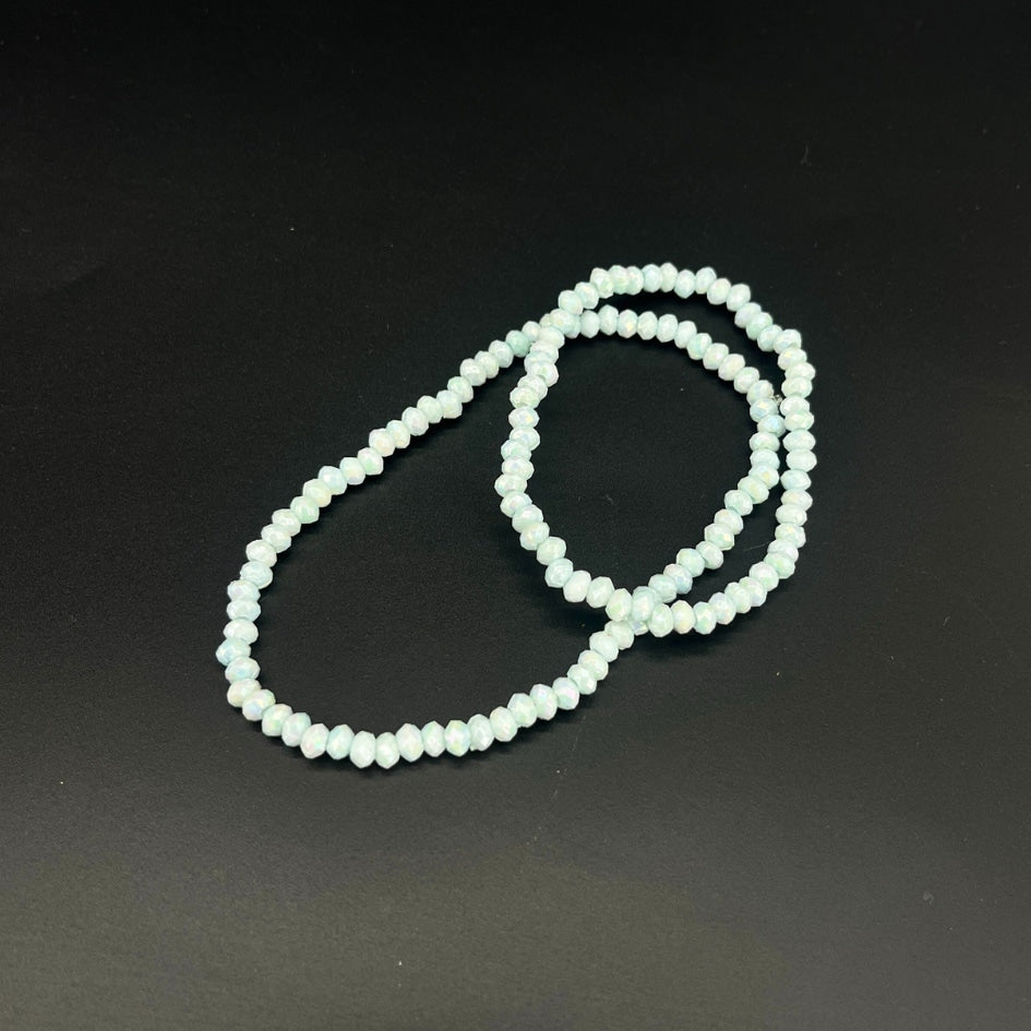 Ensemble Bracelet de Cheville et de Main Couleur Bleu ciel