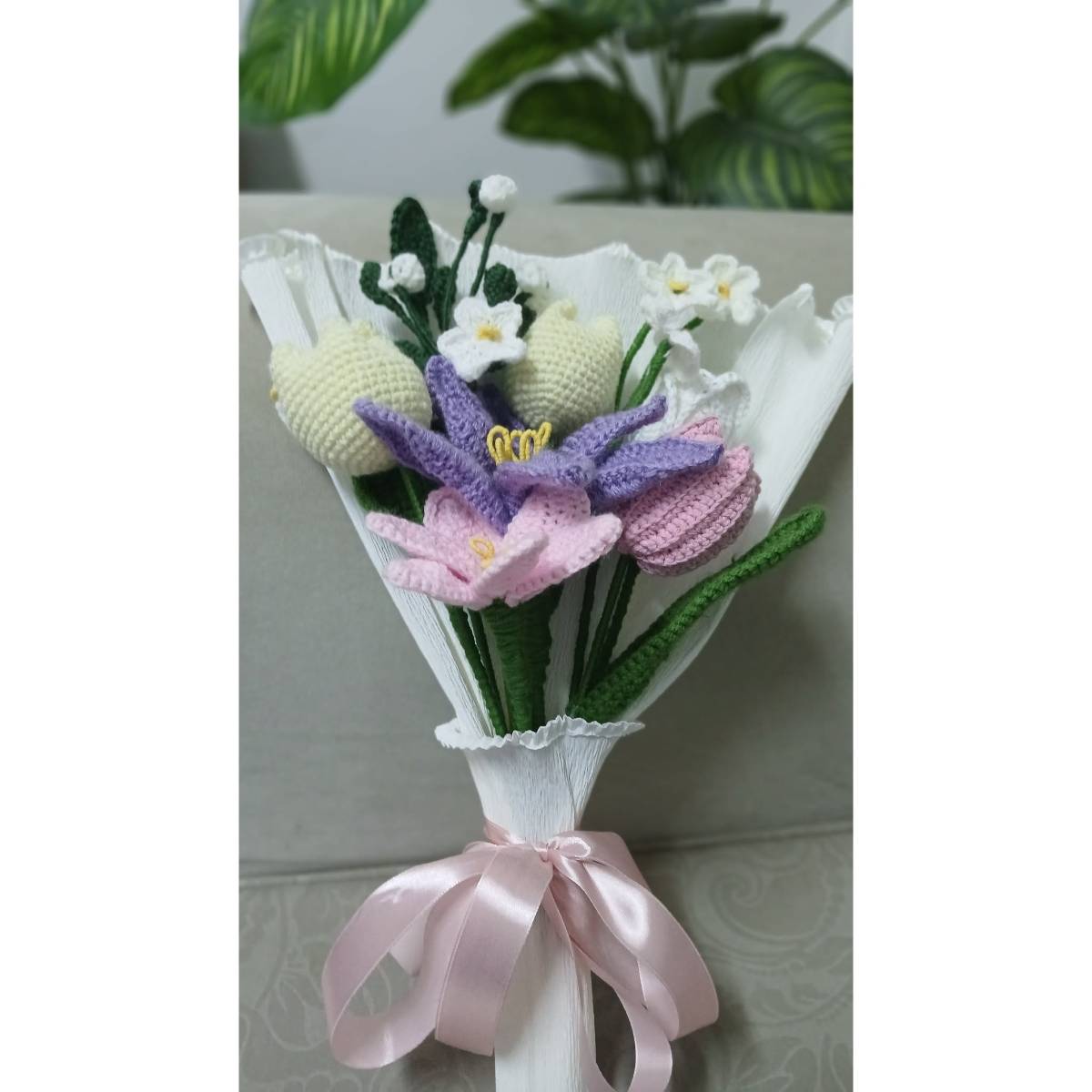 Bouquet crochet exquis pour sublimer vos moments précieux
