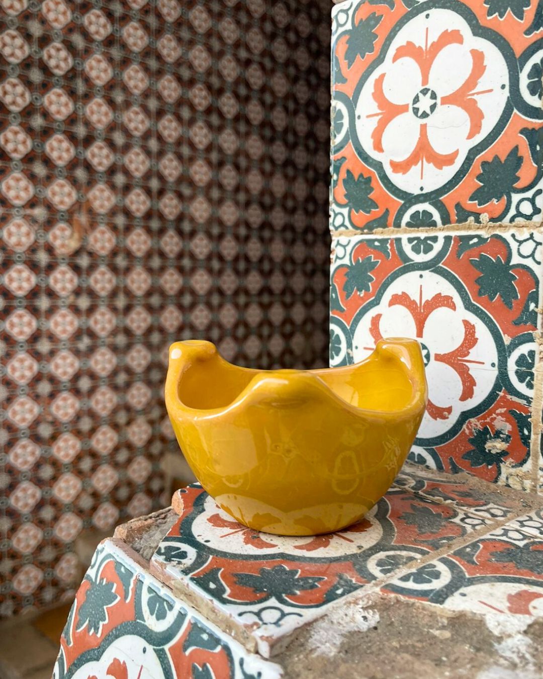 Brûleur d'encens mini "Kanoun" en céramique