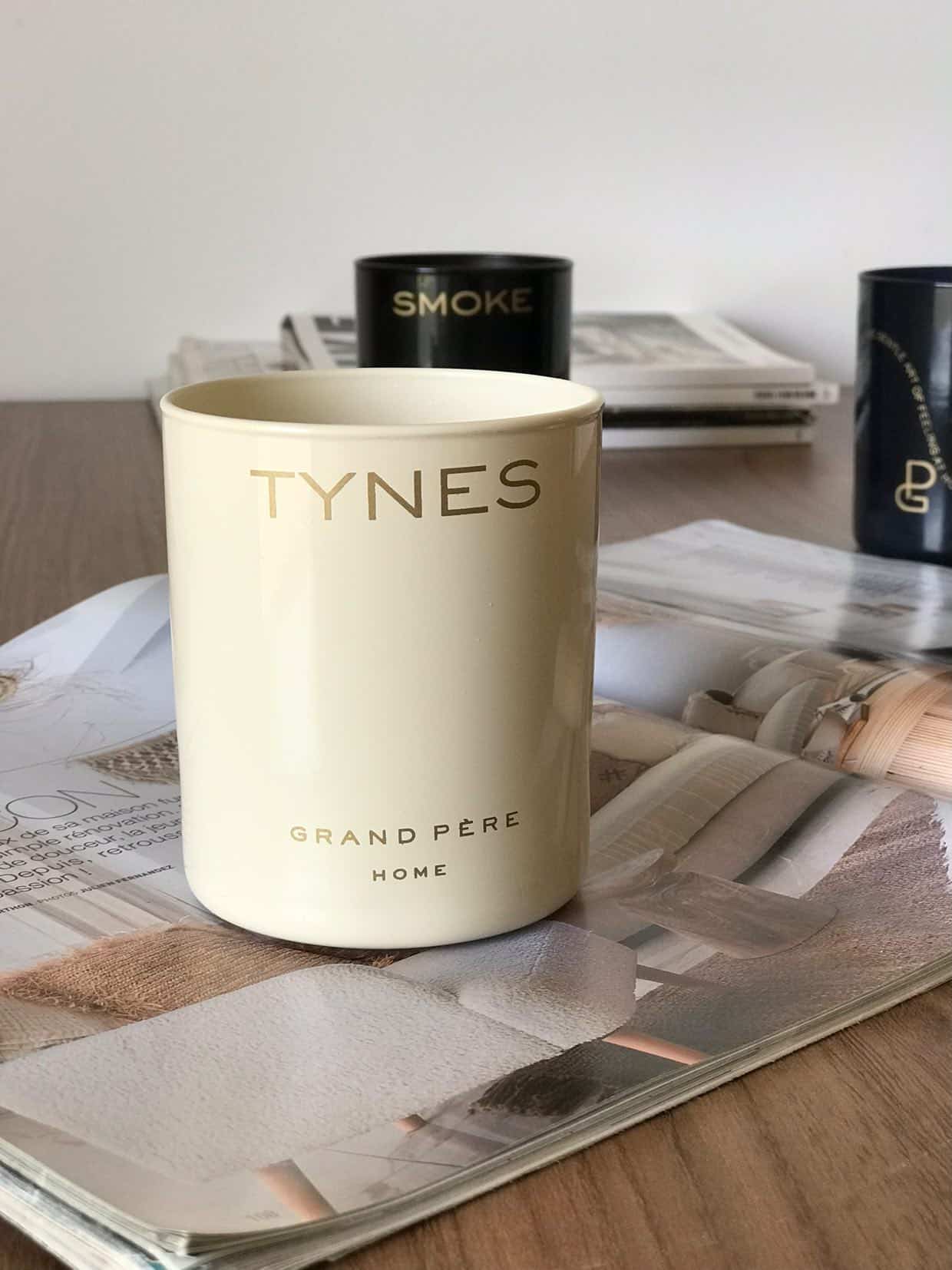 BOUGIE PARFUMEE AU NEROLI / FLEUR D ORANGER " TYNES "