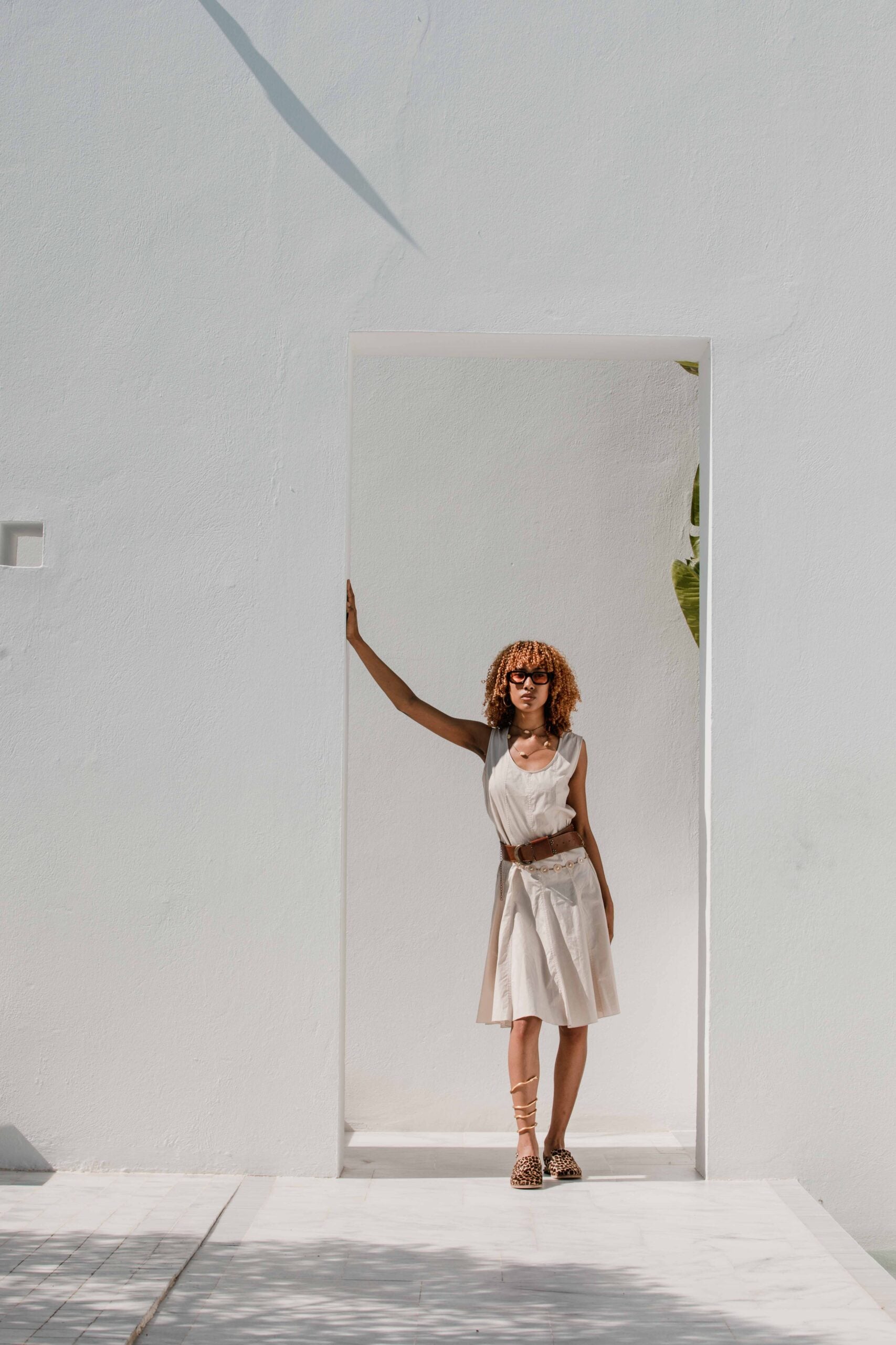 Babouche cuir MBELE en léopard : élégance upcyclée irrésistible