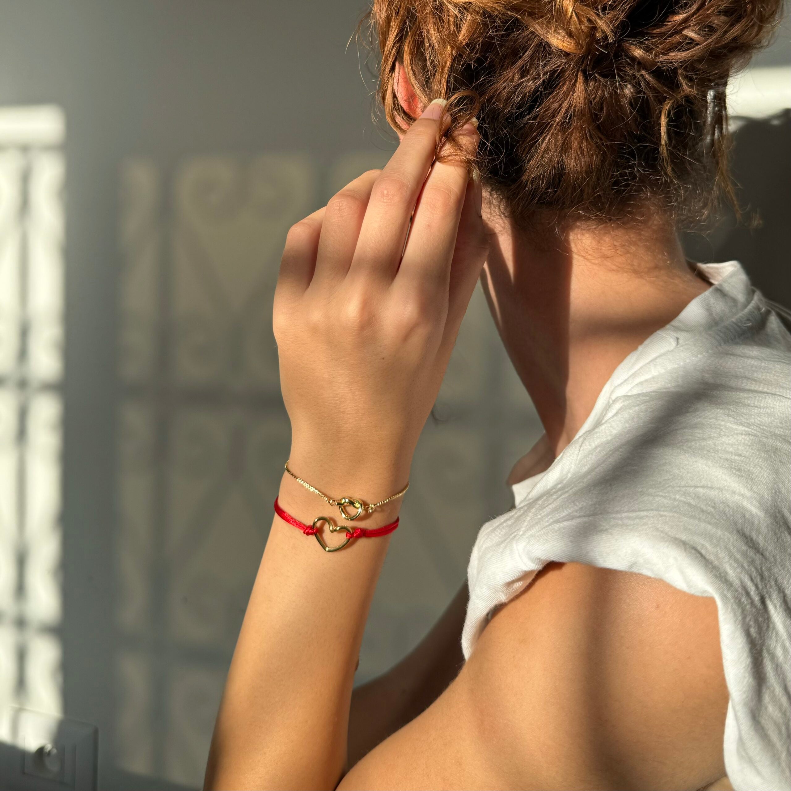 bracelet cœur doré ajustable un cadeau d amour irrésistible