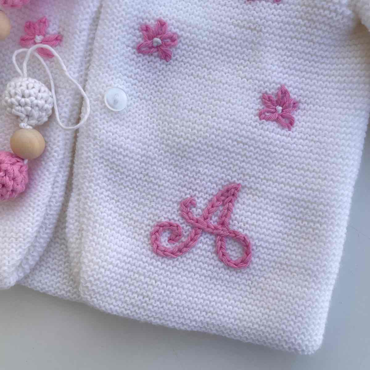 Gilet personnalisé pour filles tendance en couleur nouveau né