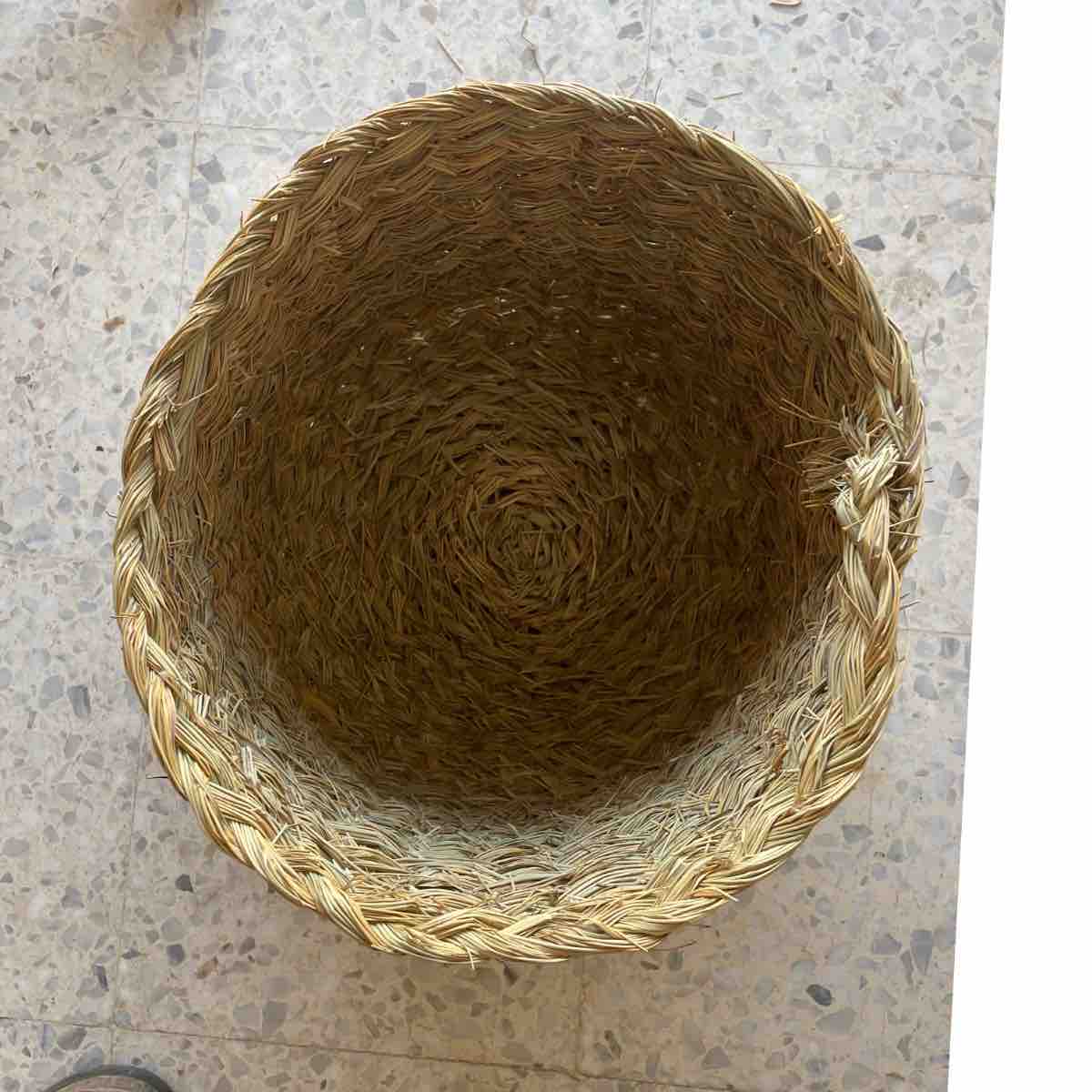 Cache pot en Halfa 25cm pour sublimer vos plantes avec élégance