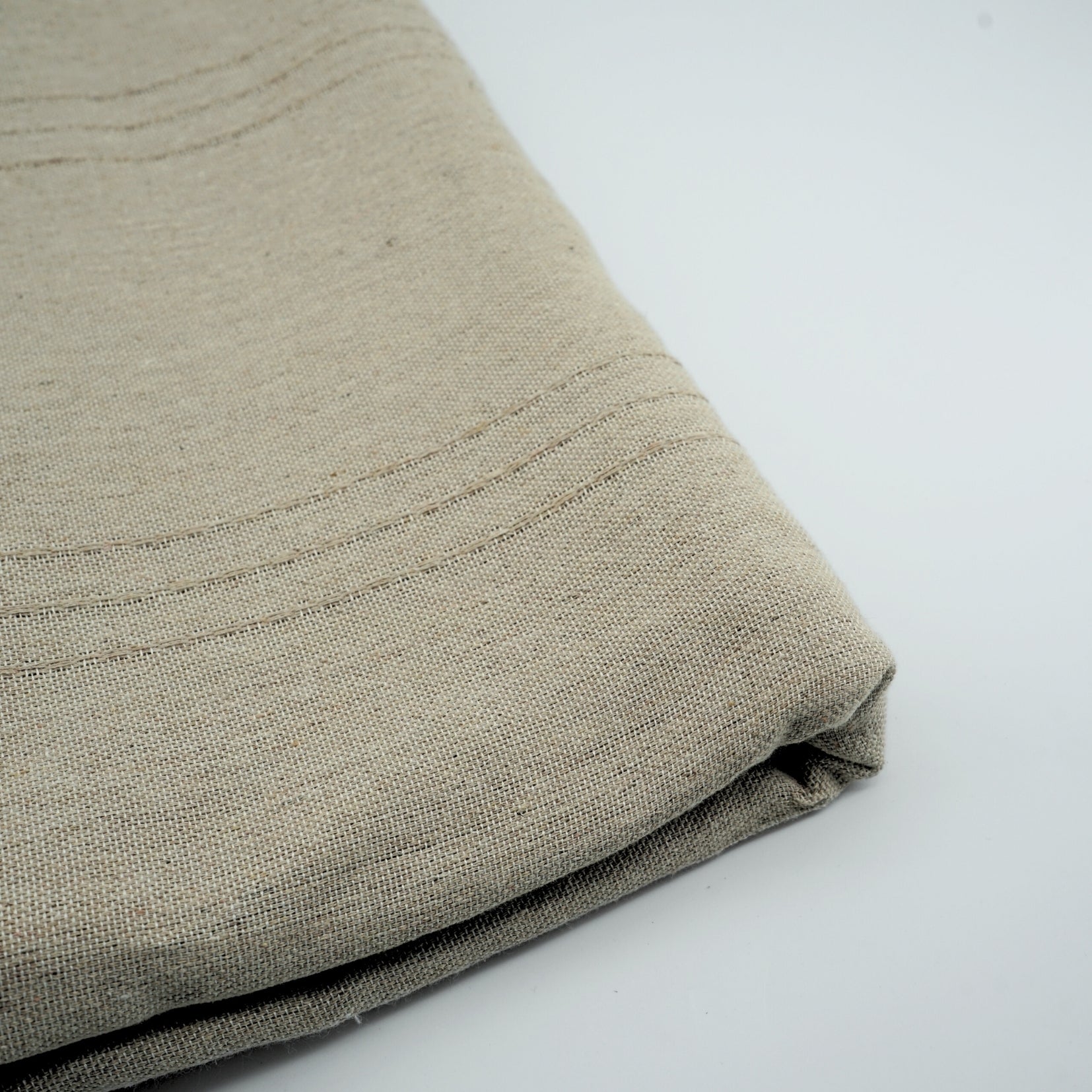 Jeté jacquard de salon en coton recyclé