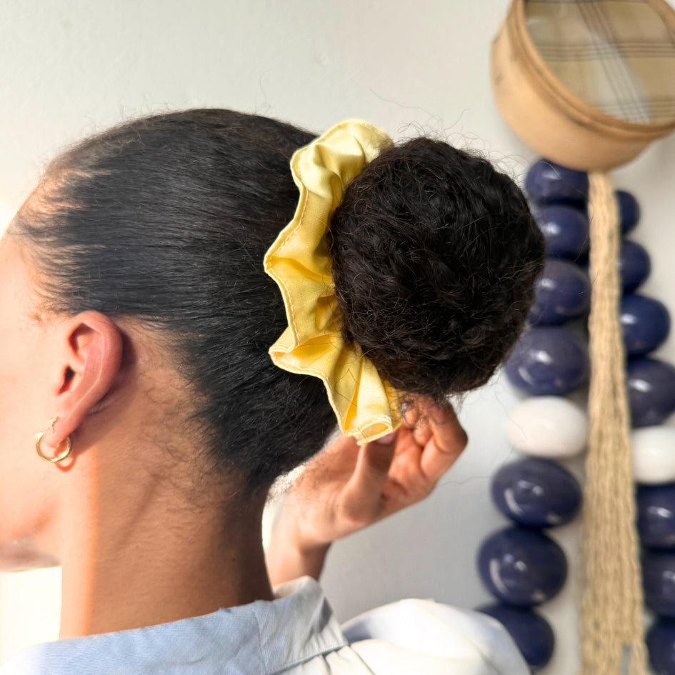 Deux 2 Chouchous satin élégants anti frisottis pour un style parfait