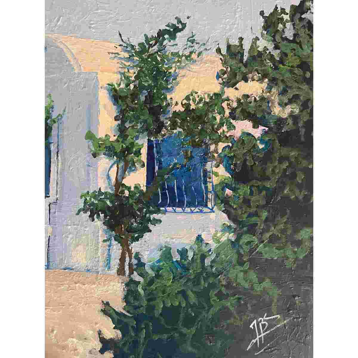 tableau peinture Tranquility bleu pour une ambiance apaisante