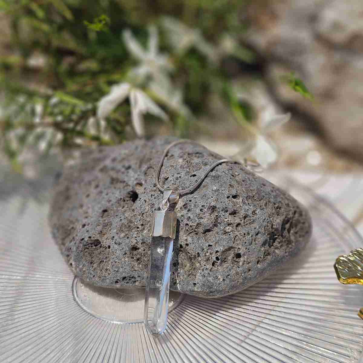 Collier quartz en argent 925 élégant pour briller chaque jour