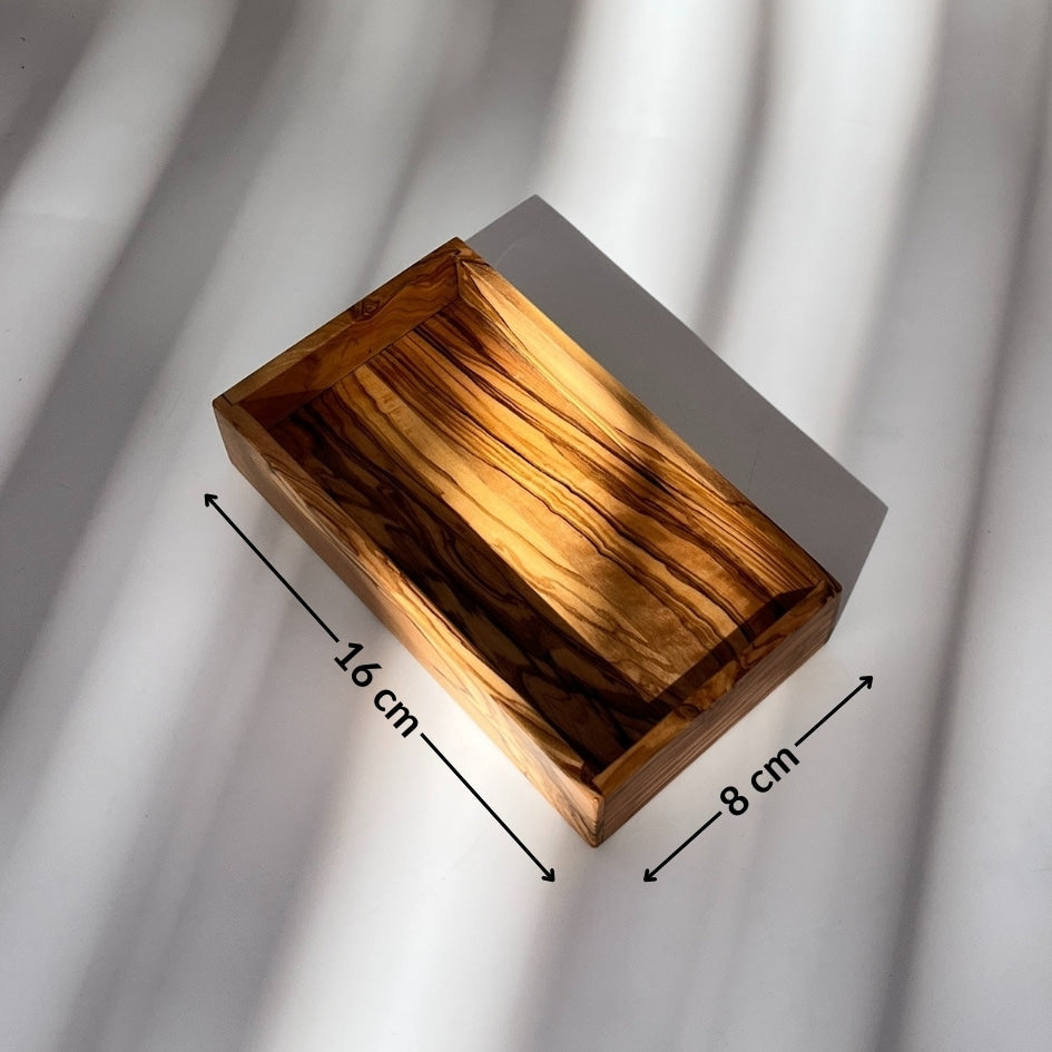 برطمانات توابل من خشب الزيتون - 3 أحجام مختلفة