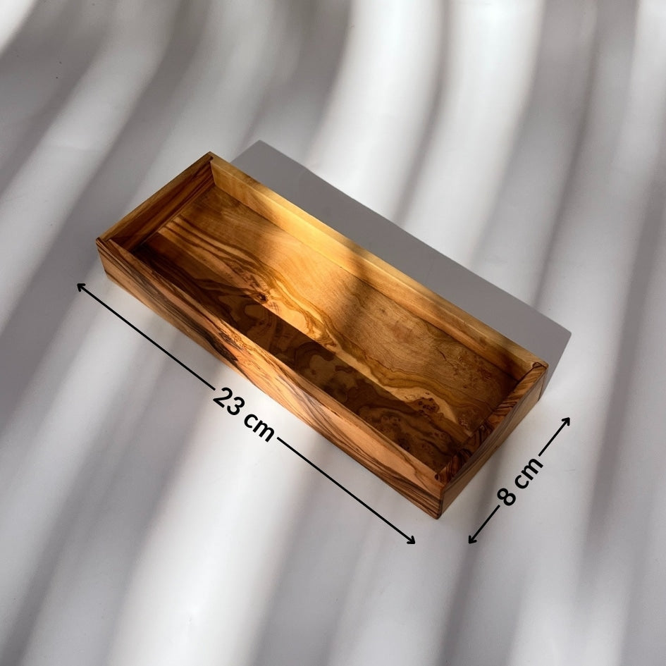 برطمانات توابل من خشب الزيتون - 3 أحجام مختلفة