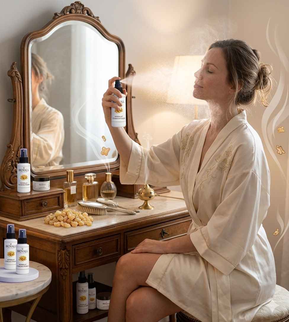 Hydrolat d'encens pour une sérénité et une beauté naturelles