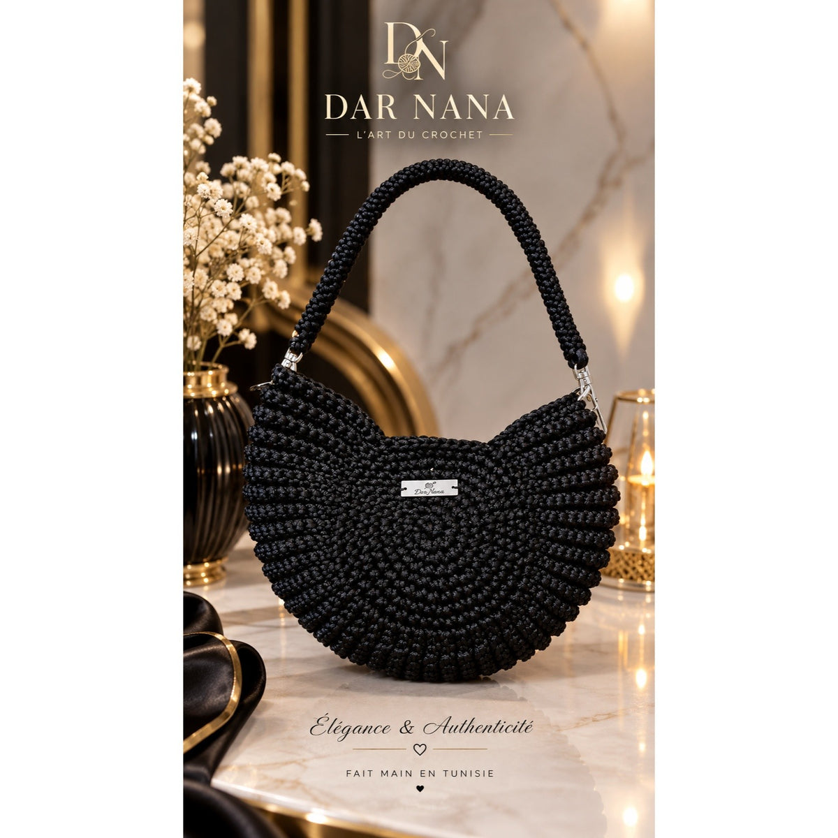 sac noir élégant pour un style irrésistible et exclusif