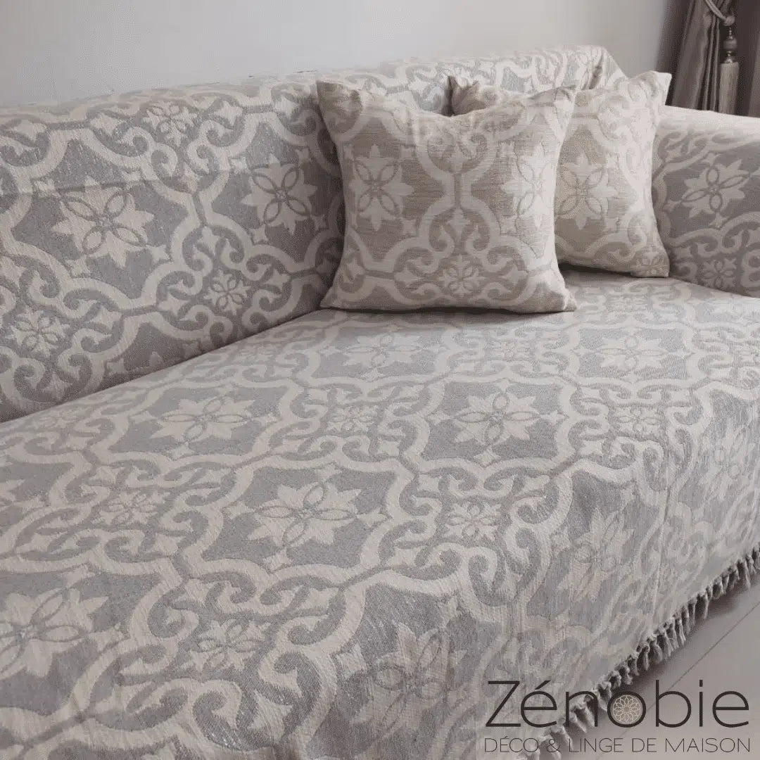 Jeté Sintra Grège Beige - Style et Confort Exceptionnels