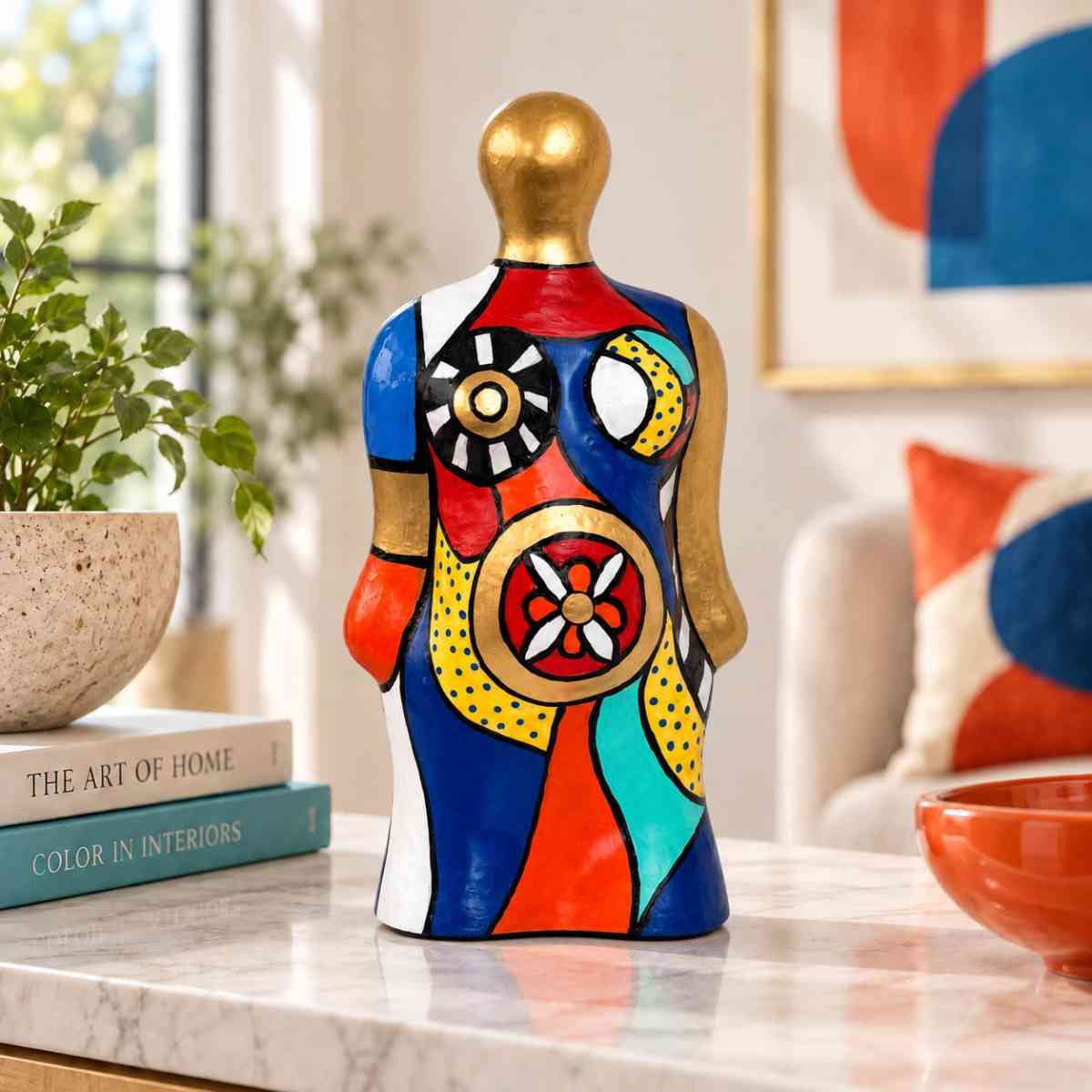 Sculpture céramique 30 cm une œuvre d'art unique et élégante