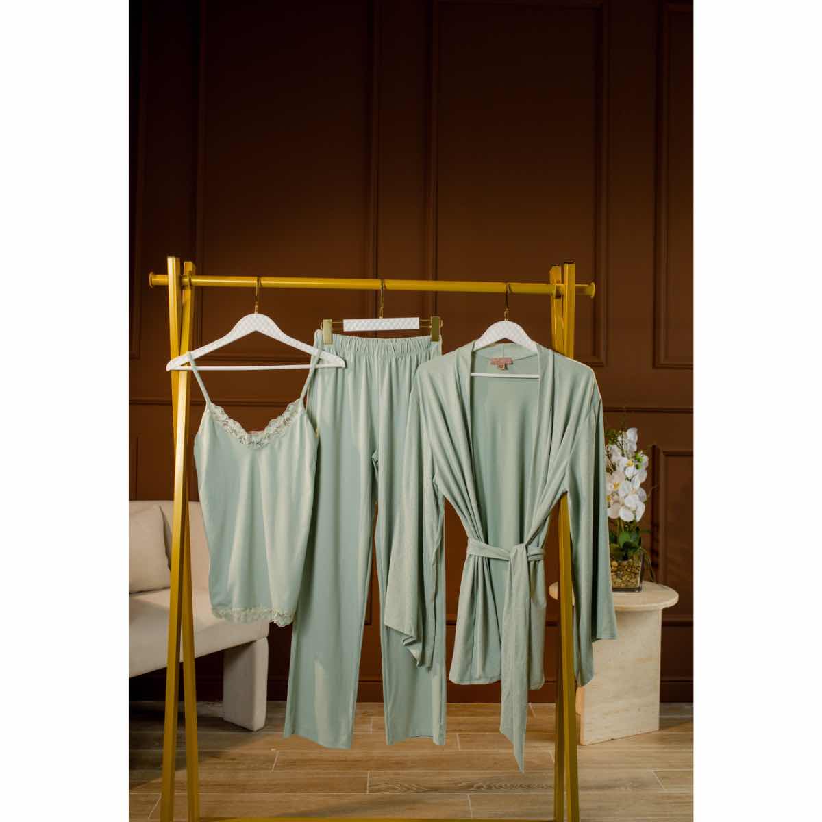 Pyjama femme Crystal green